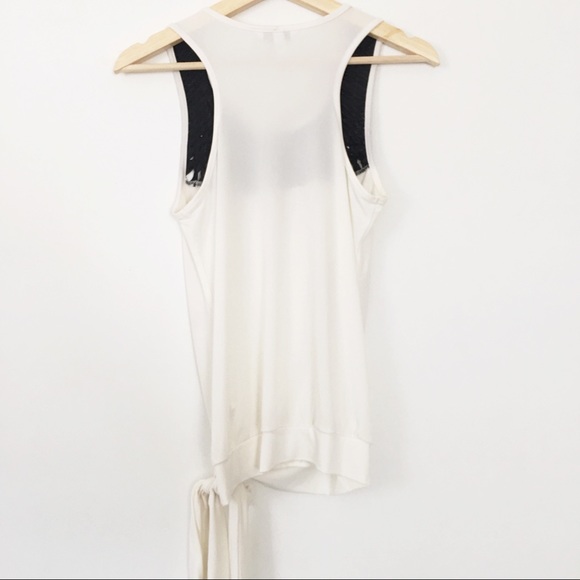 Woven Tie Up Tank Top - Picture 4 of 4